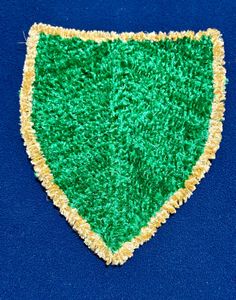 Green Leaf With Golden Border
