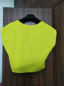 Lime Green Crop Top