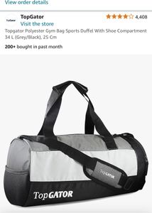 Gym Bag With Shoe Compartment