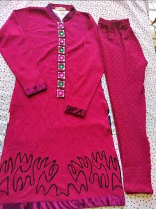 Magenta Tunic & Pants Set