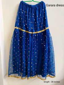 Strip Multi Colour Kurta with Navy Blue Garara 💗