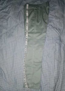 Green printed  formal pant and shirt