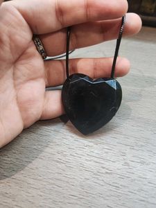 Gothic Dark Academia Heart Pendant Necklace