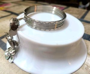 Silver Colour Oxidised Churi..