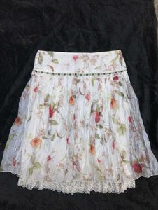 Floral Print Skirt