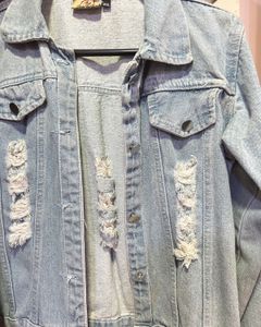 Distressed Denim Jacket