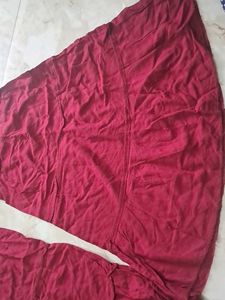 Maroon Tiered Palazzo Pants