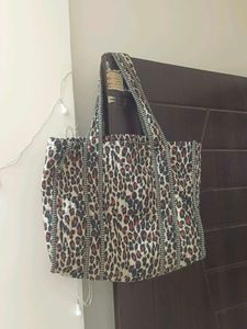 Leopard Print Tote Bag