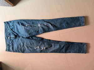 Distressed Denim Jeans