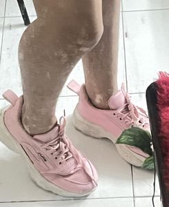 Light Pink Casual Sneakers