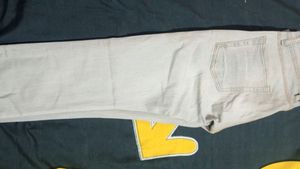 Light Silver Coloured Jeans. Unused