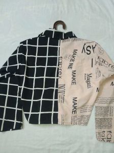 Trendy Tie-Front Print Top Combo