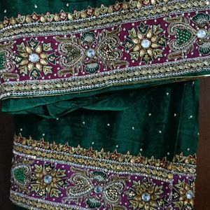 this is a heavy embroidery saree