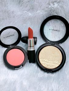 MAC Lip stick, Blush And Highlighter