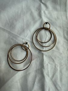 Imported golden western earrings