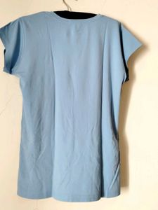 Women Sky Blue Trending T-shirt