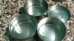 Vintage Stainless Steel Tiffin Carrier