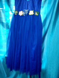 Royal Blue Flower Girl Dress