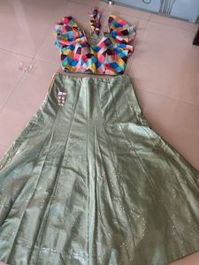 Sequence beautiful lehanga with blous