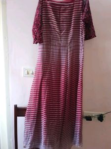 Stripe Maxi Dress