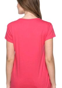Women Printed Round Neck Tshirt