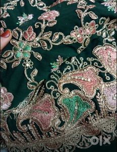heavy bridal saree