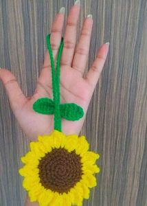 Sunflower Keychain