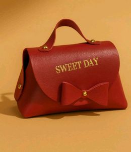 Red Bow Pouch