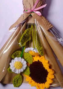 Crochet Sunflower and Da Flower Bouquet 💐