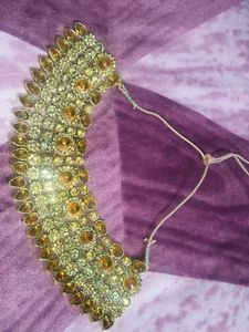 Gold-toned Wedding Jewellery Set