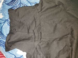 Black Long Sleeve Turtleneck Top