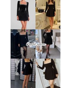 Printerest Black Dress