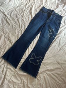 y2k Butterfly Denim Jeans