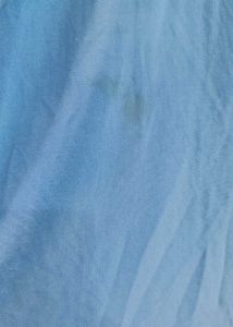 Blue Tie-Front Button-Down Top