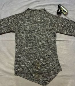 Heathered Gray Top