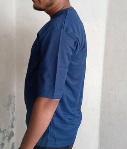 👕Premium Navy Blue Half Sleeve T-Shirt for Men👍