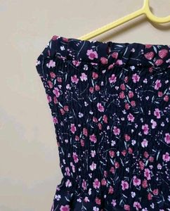 Floral Tube Mini Dress