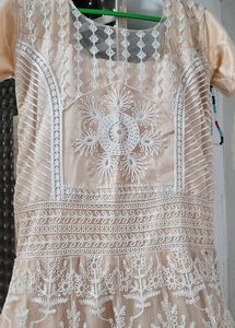 Light Orange Color Gown