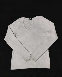 Gray Long Sleeve Winter top/sweater for women