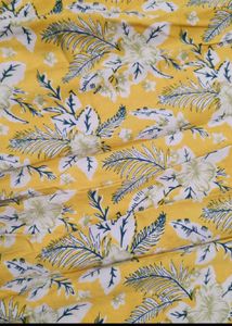 Yellow Printed Kurta Set