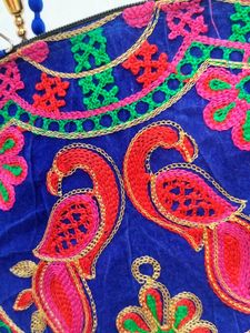 Embroidered 🦚Peacock Shoulder Bag