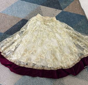 Beautiful Flared Skirt For Little Girl