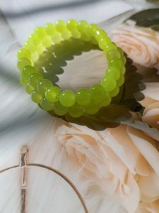 Twinkling Handmade Glass Beads Bracelet