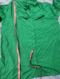 Plus Size Green Shirt Tunic - Never Used