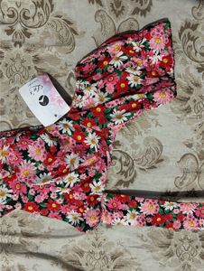 Tie Up Floral Top