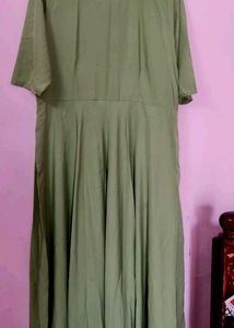 Green Button-Down Top