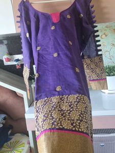 4XL Embroidery Beautiful Cotton Straight Kurti 😍