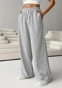 Grey Wide Leg Lounge Pants [UNISEX]