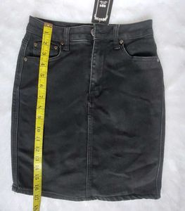 Denim Pencil Skirt