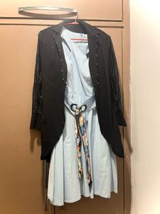 2p dress with shrug